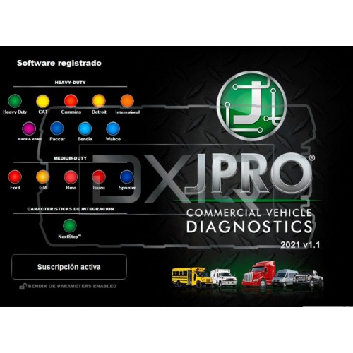 JPRO Professional 2025 V2 Heavy Truck Diagnostic Scanner Tool Noregon JPro DLA+ 2.0 Adapter Kit