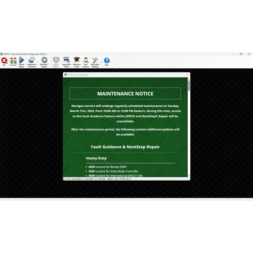 JPRO Professional Truck Diagnostic Software 2025 V2
