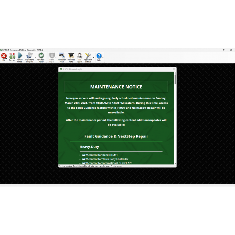 JPRO Professional Truck Diagnostic Software 2025 V1 