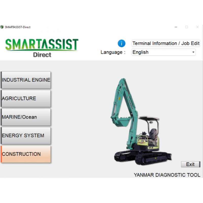 Yanmar SmartAssist-Direct v2.44 Diagnostic Tool – with Kg 