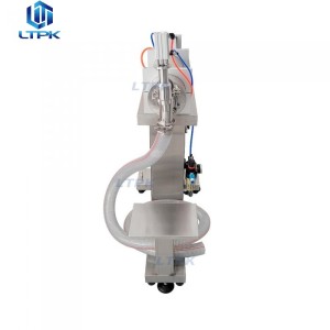  30-300ml Vertical pneumatic piston liquid filling machine 