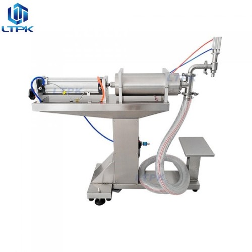 10-100ml Vertical pneumatic piston liquid filling machine