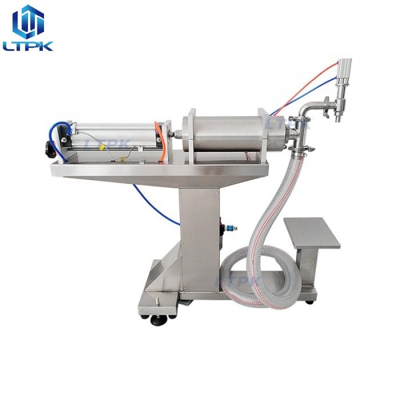 10-100ml Vertical pneumatic piston liquid filling machine 
