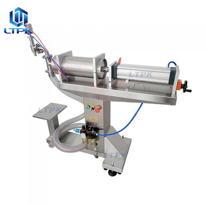  3-30ml Vertical pneumatic piston liquid filling machine 