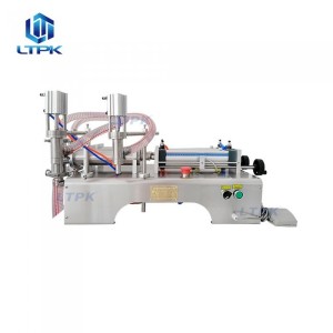 10-100ml double nozzles pneumatic thin liquid filler 
