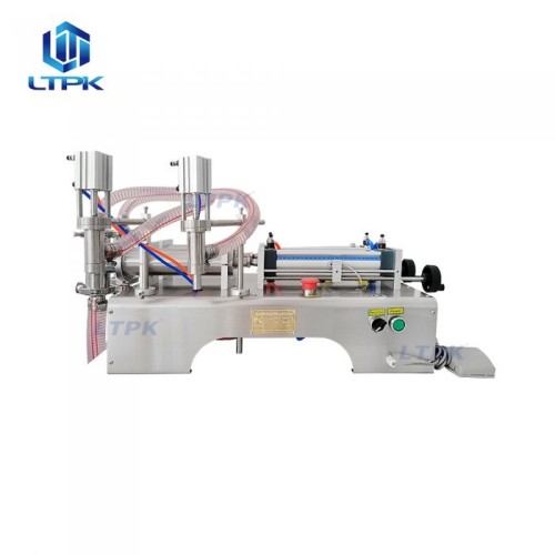 10-100ml double nozzles pneumatic thin liquid filler