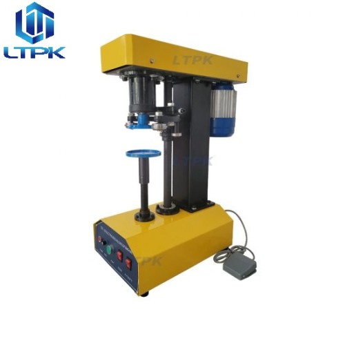 Aluminum PET can peel off lid sealer seaming sealing machine