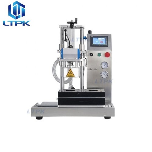 Semi auto glass jar metal lid vacuum sealer