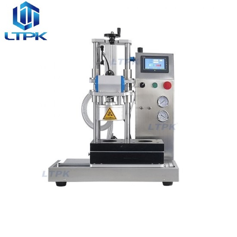 Semi auto glass jar metal lid vacuum sealer 