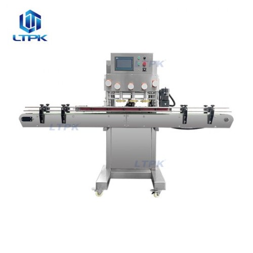 Auto continuous high speed twist off screw capping machine