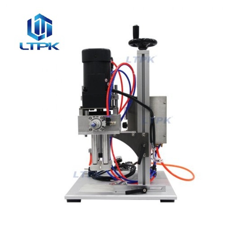 Semi auto pneumatic twist off screw capping machine 