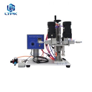 Semi auto pneumatic twist off screw capping machine 