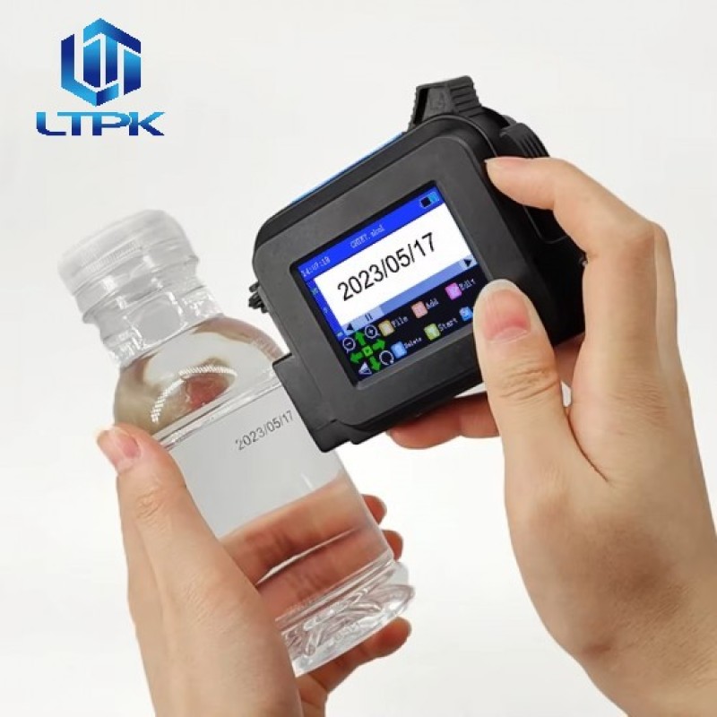 Mini portable inkjet printer for logo QO/bar code batch expiry 