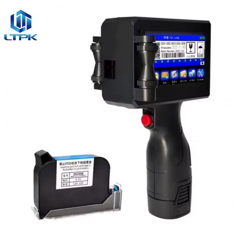 Portable handheld inkjet printer 