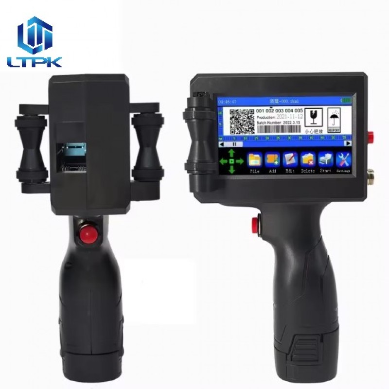 Portable handheld inkjet printer 