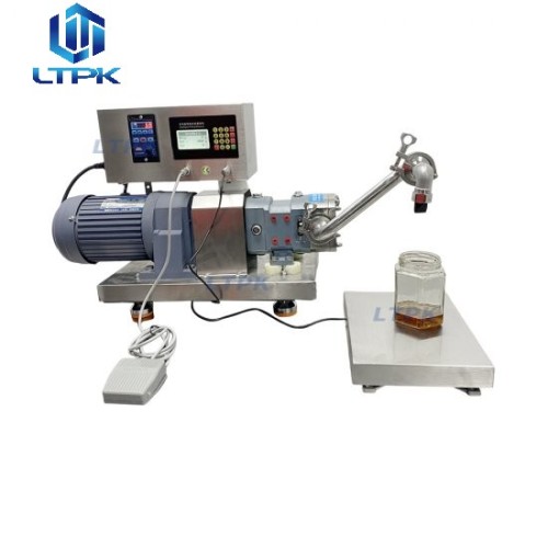 Semi auto high viscosity liquid filler for cream butter paste