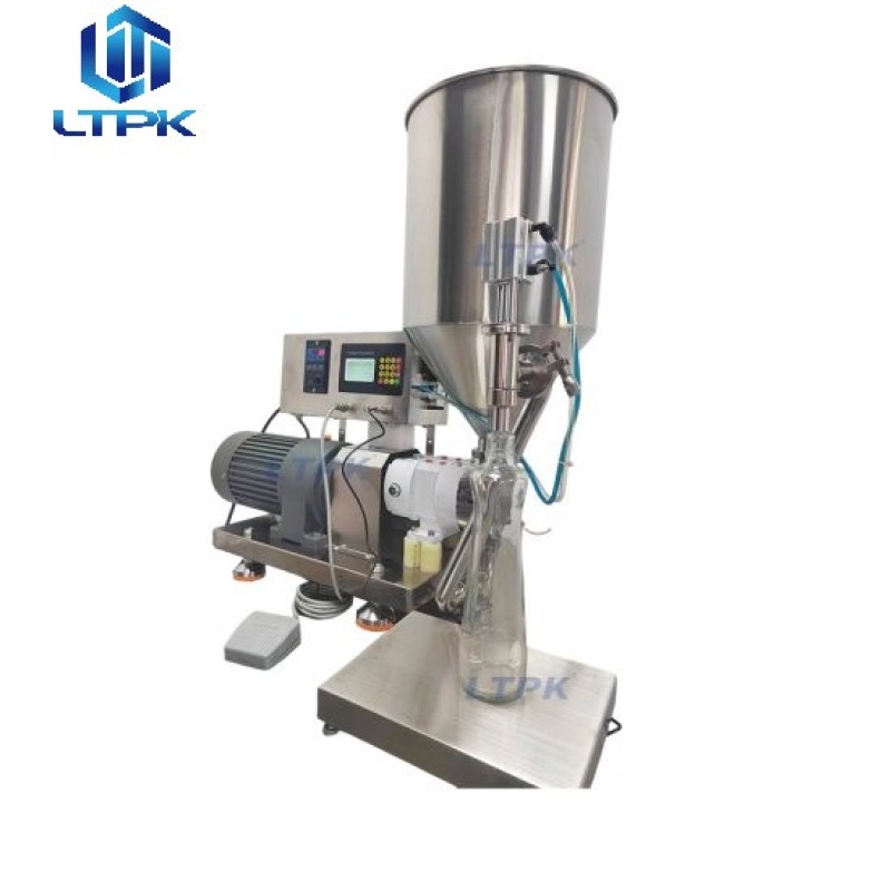 Semi auto high viscosity liquid filler for cream butter paste 