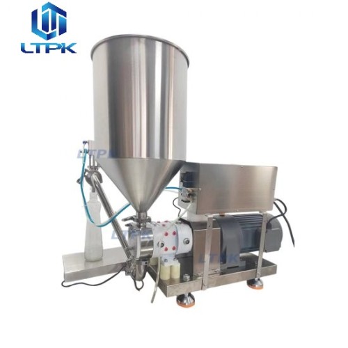 Semi auto high viscosity liquid filler for cream butter paste