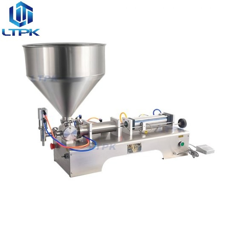 500-3000ml Single Head Cream Shampoo Pneumatic Filling Machine 