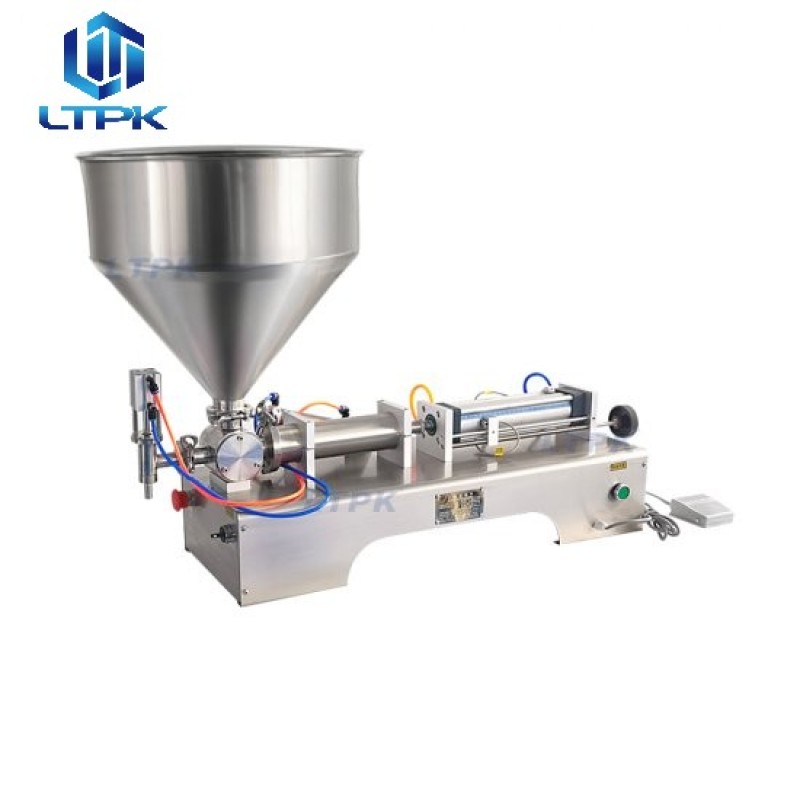 100-1000ml Single Head Cream Pneumtic Filling Machine 