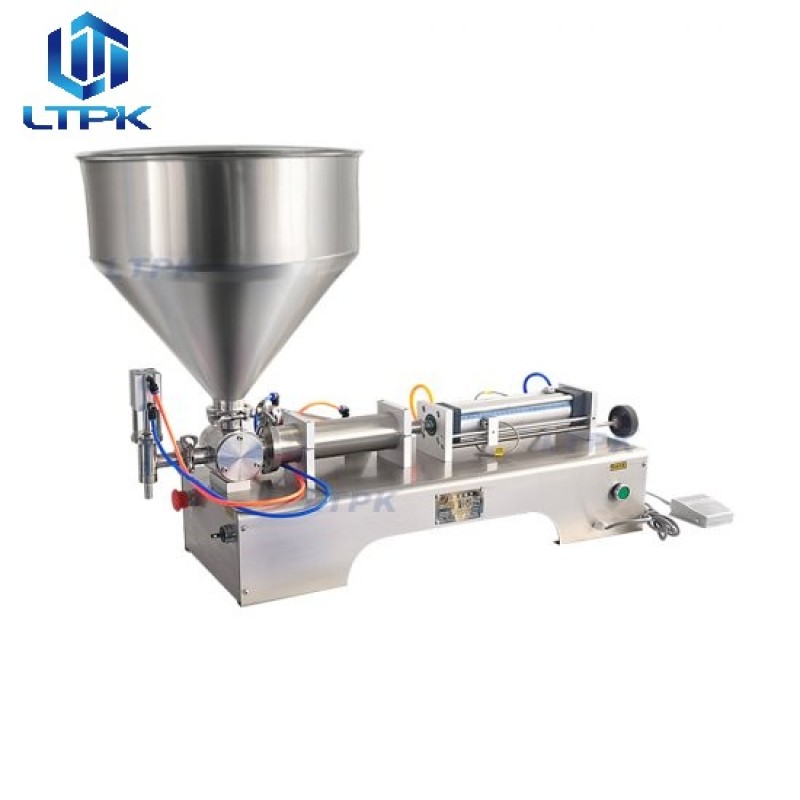 10-100ml Single Head Cream Shampoo Pneumatic Filling Machine 