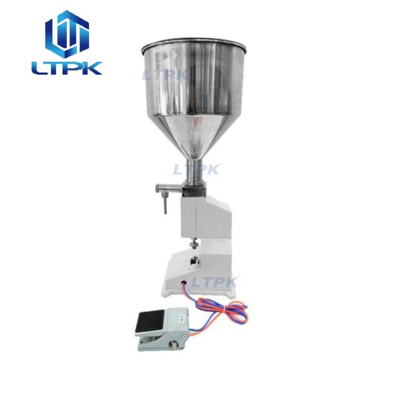 A02 5-50ml Pneumatic Filling Machine for Cream Shampoo Cosmetic 