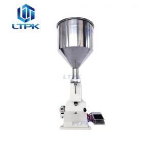 A02 5-50ml Pneumatic Filling Machine for Cream Shampoo Cosmetic 