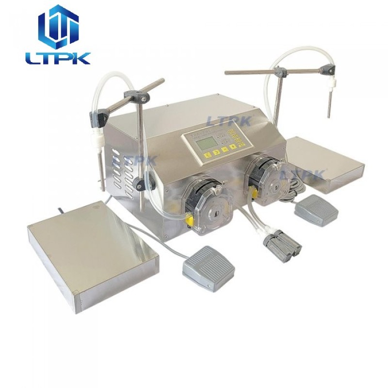 2 heads peristaltic pump liquid filler for perfume 