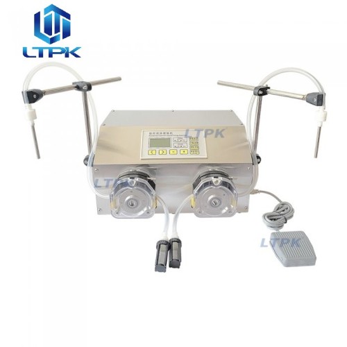 2 heads peristaltic pump liquid filler for perfume