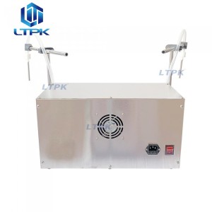 2 heads peristaltic pump liquid filler for perfume 