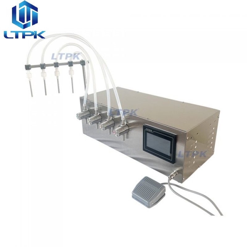 4 heads high quality liquid dispensing filler 