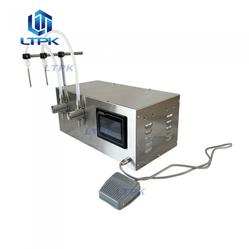 High quality 2 heads magnetic pump liquid filler 