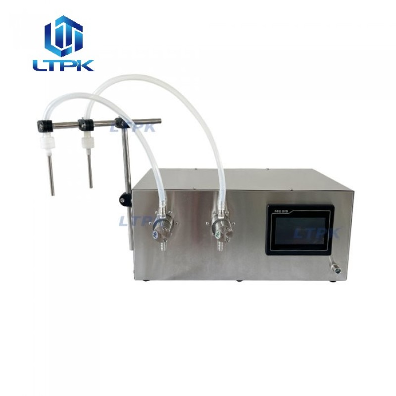 High quality 2 heads magnetic pump liquid filler 