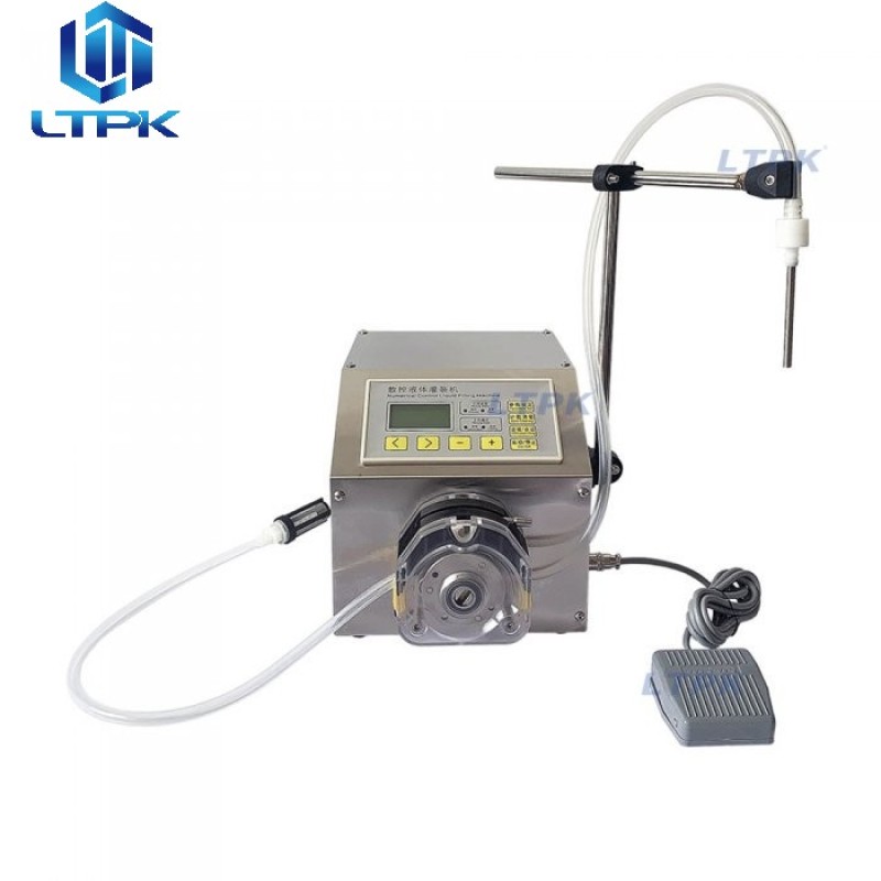 Single nozzle large flow peristaltic pump liquid filler 6L/min 