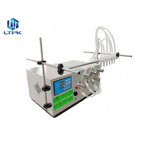  6 nozzles 4L/min magnetic pump liquid filler 3-1000ml
