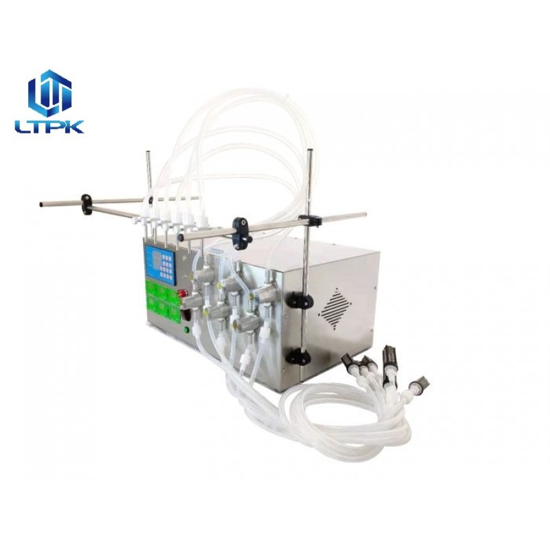  6 nozzles 4L/min magnetic pump liquid filler 3-1000ml 