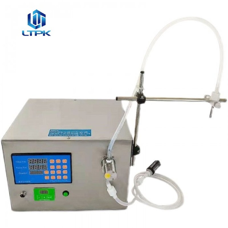 Single nozzle 4L/min magnetic pump liquid filler 3-1000ml 