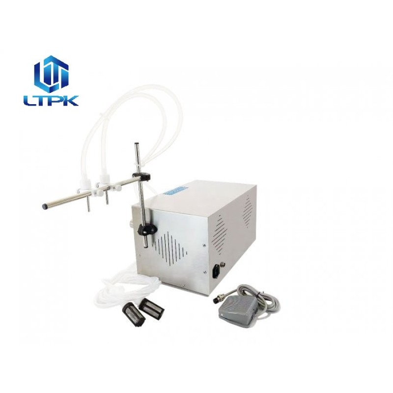2 nozzles 4L/min magnetic pump liquid filler 3-1000ml 