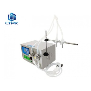 2 nozzles 4L/min magnetic pump liquid filler 3-1000ml 