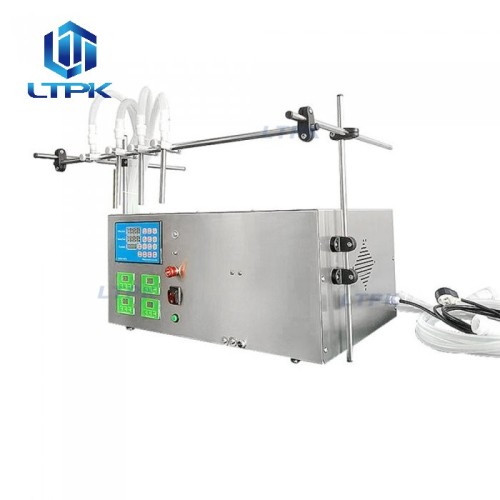  4 nozzles 4L/min peristaltic pump liquid filler 5-1000ml