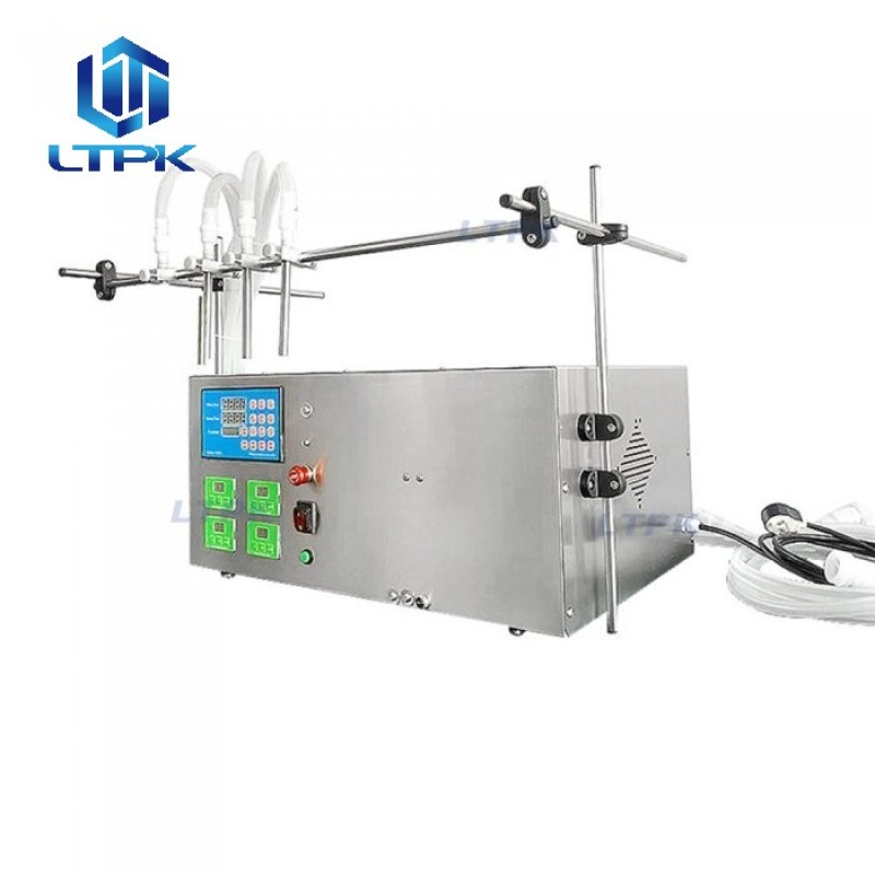  4 nozzles 4L/min peristaltic pump liquid filler 5-1000ml 