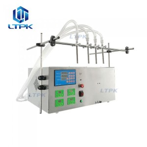  4 nozzles 4L/min peristaltic pump liquid filler 5-1000ml 