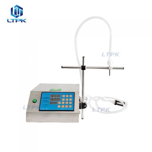 Single nozzle 650ml/min peristaltic pump liquid filler 0-50ml