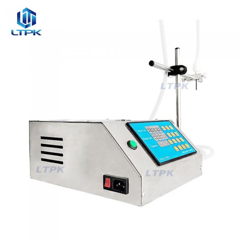 Single nozzle 650ml/min peristaltic pump liquid filler 0-50ml 