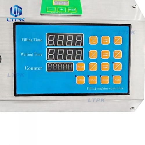 Single nozzle 650ml/min peristaltic pump liquid filler 0-50ml