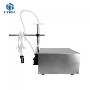 Single nozzle 650ml/min peristaltic pump liquid filler 0-50ml 