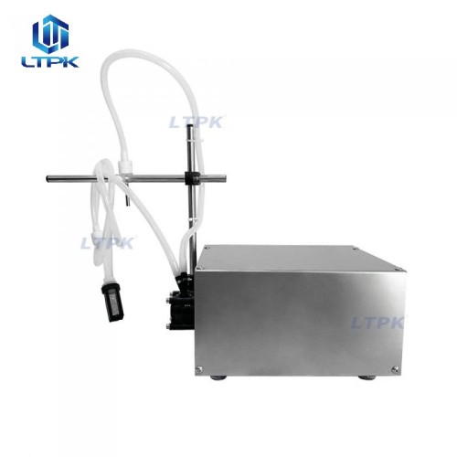 Single nozzle 650ml/min peristaltic pump liquid filler 0-50ml