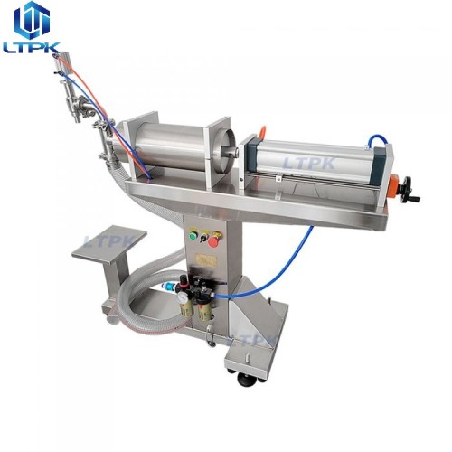 100-1000ml Vertical pneumatic piston liquid filling machine