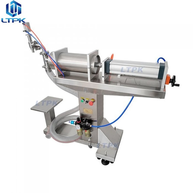 100-1000ml Vertical pneumatic piston liquid filling machine 