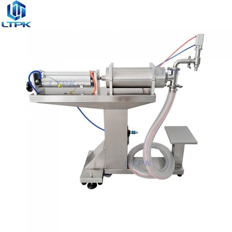 100-1000ml Vertical pneumatic piston liquid filling machine 